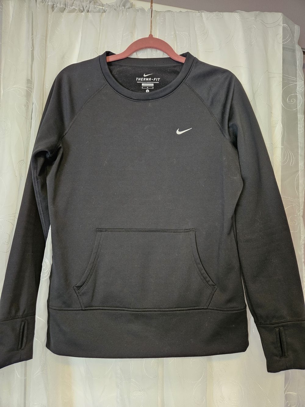Nike Therma-Fit Black Crewneck Sweatshirt